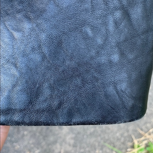 Rad 80’s Vintage Genuine Leather Duster Trench Overcoat - Picture 10 of 13